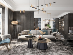 modern living room 3Dモデル