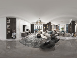modern living room Modelo 3D