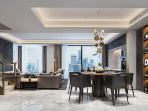 modern living room Model 3D