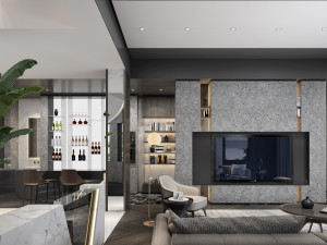 modern living room 3Dモデル
