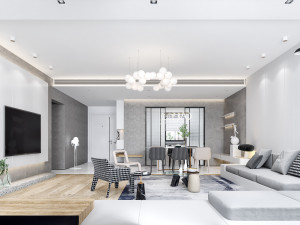 modern living room Modèle 3D