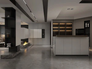 modern living room 3D Model