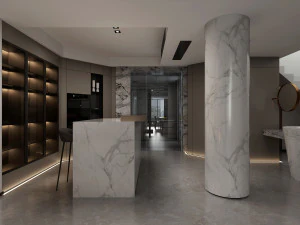 modern living room 3D Model