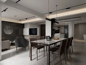 modern living room 3D Model