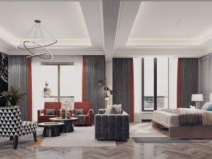 modern living room Modèle 3D