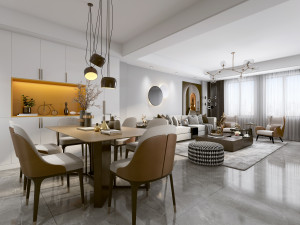 modern restaurant 3D Model