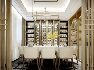 modern restaurant Modèle 3D