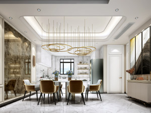 modern restaurant Model 3D