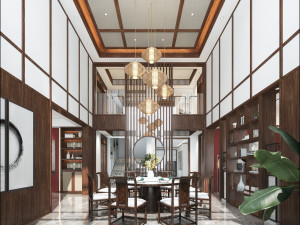 modern restaurant 3D Model