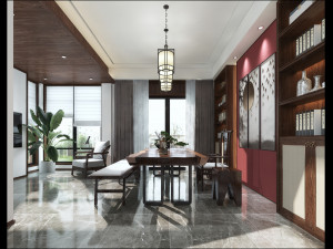 modern restaurant Modelo 3D