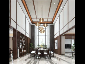 modern restaurant 3D Model