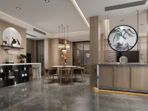 modern restaurant 3D Model
