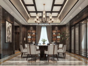 modern restaurant 3D Model