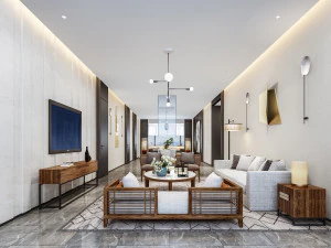 restoran modern Model 3D