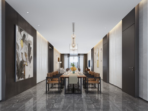 modern restaurant 3D मॉडल