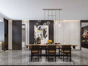 modern restaurant 3D मॉडल