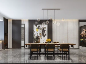 modern restaurant 3D Model
