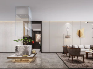 modern restaurant 3D Model
