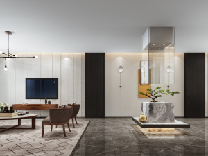 modern restaurant 3D मॉडल