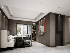 modern restaurant 3Dモデル