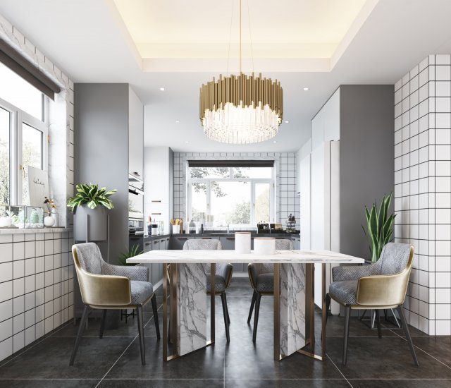 modern restaurant 3Dモデル .c4d .max .obj .3ds .fbx .stl .blend 
