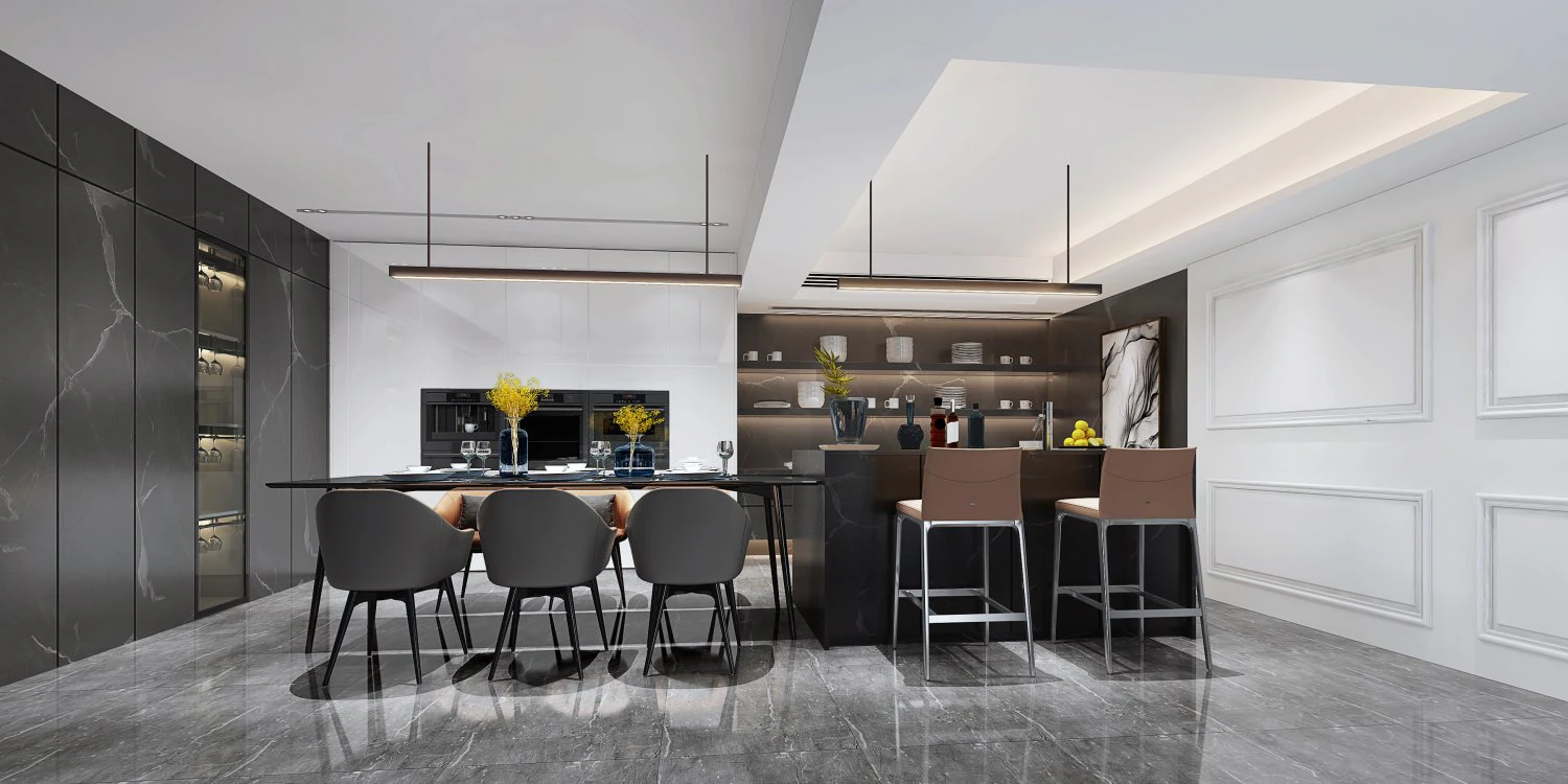 modern restaurant 3D Model .c4d .max .obj .3ds .fbx .stl .blend