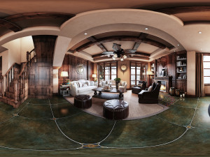 modern restaurant Modelo 3D