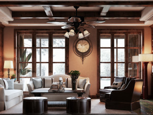 modern restaurant 3D 모델