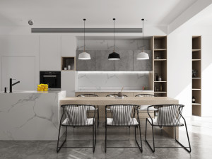 modern restaurant Modello 3D