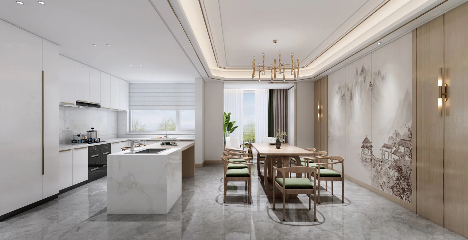 modern restaurant 3D Model .c4d .max .obj .3ds .fbx .stl .blend 