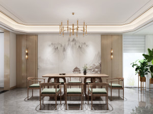 modern restaurant 3D Model