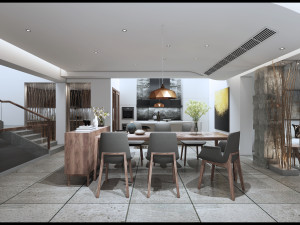 modern restaurant 3D Model