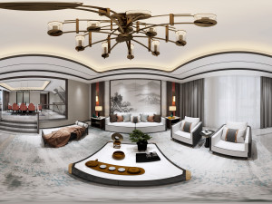 modern restaurant 3D 모델