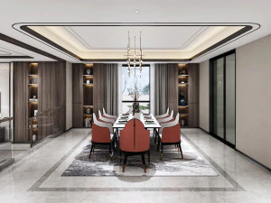 modern restaurant 3D Model