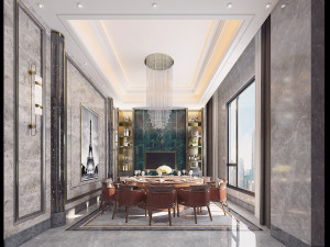 modern restaurant Model 3D