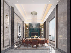 ristorante moderno Modello 3D