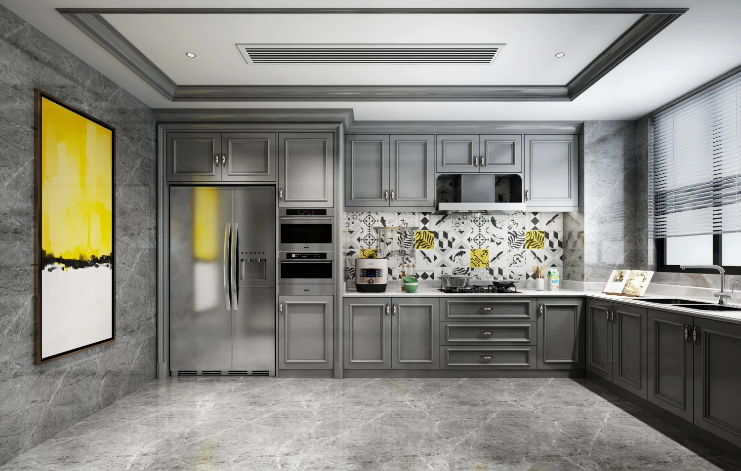 restaurante moderno Modelo 3D .c4d .max .obj .3ds .fbx .stl .blend 