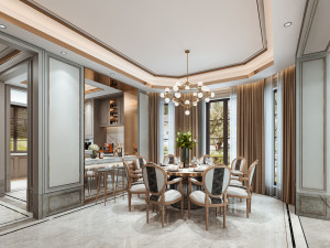 modern restaurant 3D Model