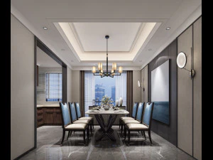 आधुनिक रेस्तरां 3D मॉडल