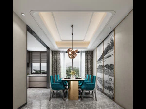 ristorante moderno Modello 3D