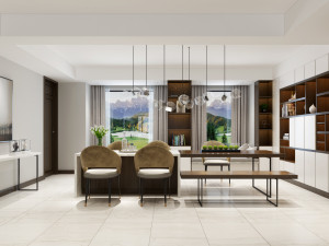 modern restaurant 3D Model