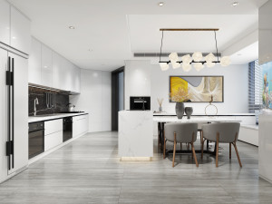 modern restaurant Modelo 3D