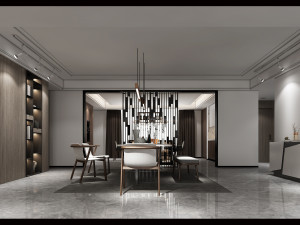 modern restaurant Modelo 3D