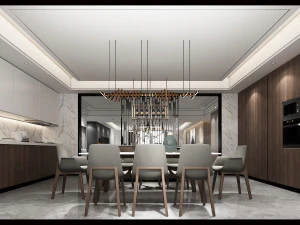 modern restaurant 3D Model