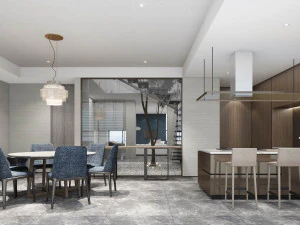 モダンなレストラン 3Dモデル