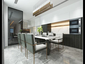modern restaurant 3D Model