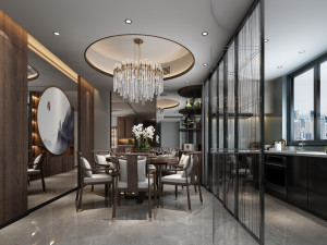 modern restaurant Modelo 3D