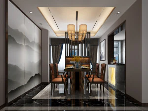 モダンなレストラン 3Dモデル