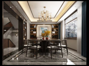 moderne restaurant 3D Model