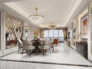 modern restaurant Modelo 3D